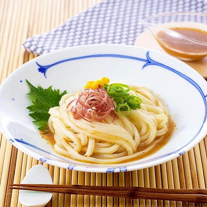 麺つゆアレンジで絶品！ごまだれゆず胡椒うどん